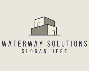 Factory Depot Storage Warehouse logo design