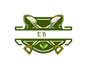 Emblem - Gardening Shovel Maintenance logo design