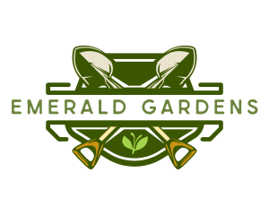 Gardening Shovel Tool logo design