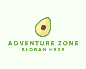 Vegetarian Avocado Fruit  logo design