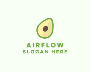 Vegetarian Avocado Fruit  logo design