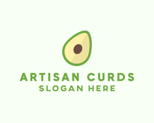 Vegetarian Avocado Fruit  logo design