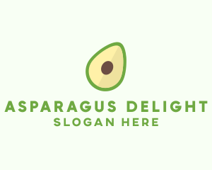 Vegetarian Avocado Fruit  logo design