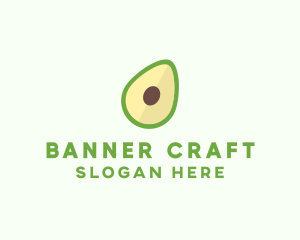 Vegetarian Avocado Fruit  logo design