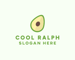 Vegetarian Avocado Fruit  logo design