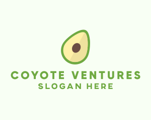 Vegetarian Avocado Fruit  logo design