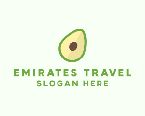 Vegetarian Avocado Fruit  logo design