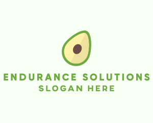 Vegetarian Avocado Fruit  logo design