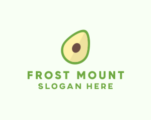 Vegetarian Avocado Fruit  logo design