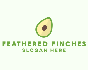 Vegetarian Avocado Fruit  logo design