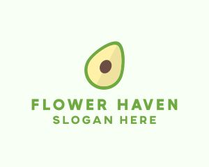 Vegetarian Avocado Fruit  logo design