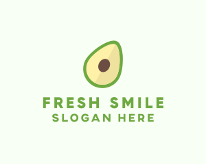 Vegetarian Avocado Fruit  logo design