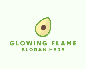 Vegetarian Avocado Fruit  logo design