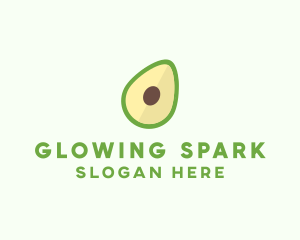 Vegetarian Avocado Fruit  logo design