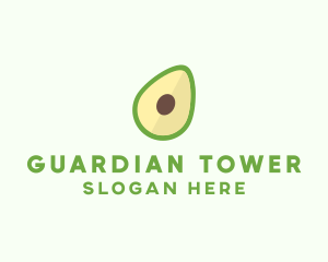 Vegetarian Avocado Fruit  logo design