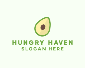 Vegetarian Avocado Fruit  logo design