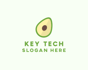 Vegetarian Avocado Fruit  logo design