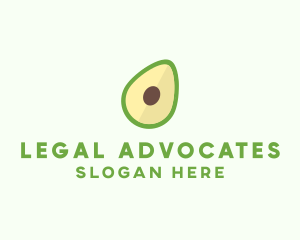 Vegetarian Avocado Fruit  logo design