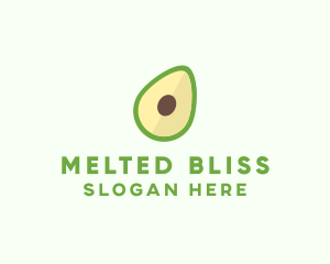 Vegetarian Avocado Fruit  logo design