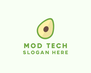 Vegetarian Avocado Fruit  logo design