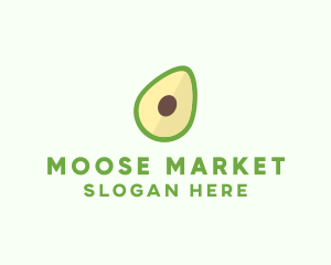 Vegetarian Avocado Fruit  logo design