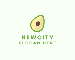 Vegetarian Avocado Fruit  logo design