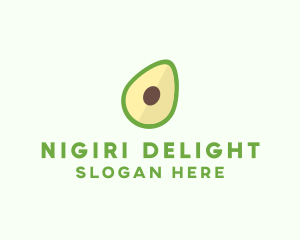 Vegetarian Avocado Fruit  logo design