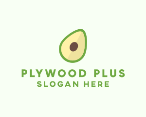 Vegetarian Avocado Fruit  logo design