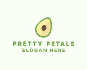 Vegetarian Avocado Fruit  logo design