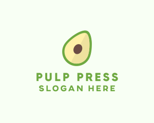 Vegetarian Avocado Fruit  logo design