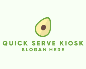 Vegetarian Avocado Fruit  logo design