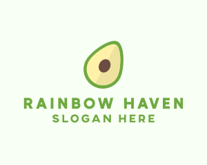 Vegetarian Avocado Fruit  logo design