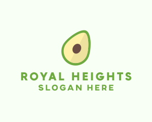 Vegetarian Avocado Fruit  logo design