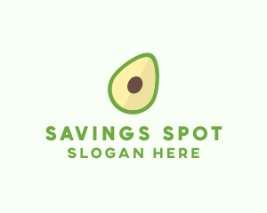 Vegetarian Avocado Fruit  logo design