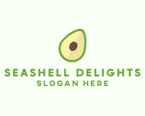 Vegetarian Avocado Fruit  logo design