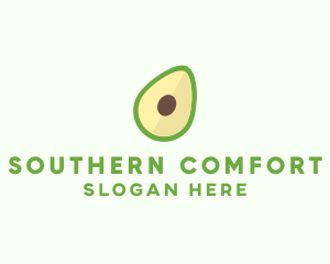 Vegetarian Avocado Fruit  logo design