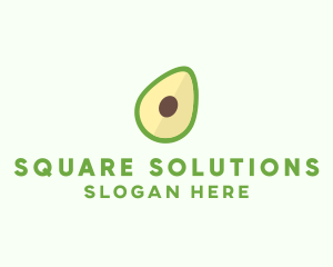 Vegetarian Avocado Fruit  logo design