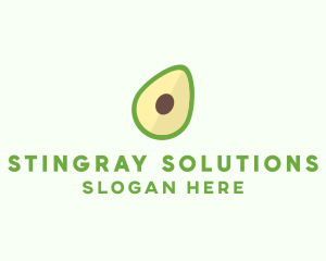 Vegetarian Avocado Fruit  logo design