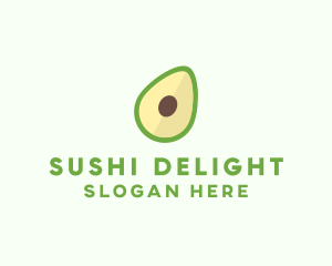 Vegetarian Avocado Fruit  logo design