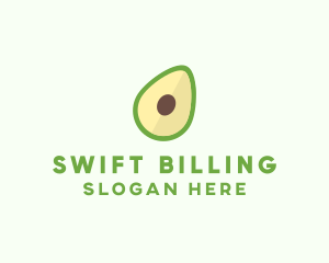 Vegetarian Avocado Fruit  logo design