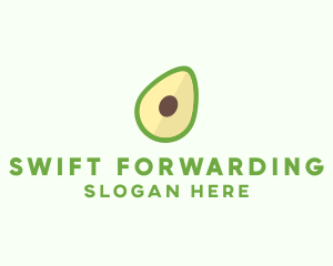 Vegetarian Avocado Fruit  logo design