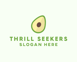 Vegetarian Avocado Fruit  logo design