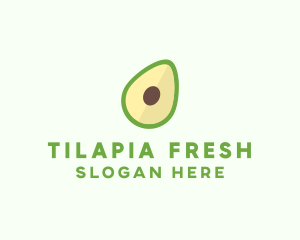 Vegetarian Avocado Fruit  logo design