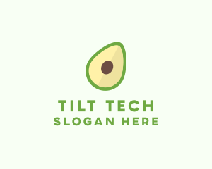 Vegetarian Avocado Fruit  logo design