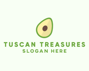 Vegetarian Avocado Fruit  logo design