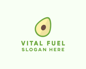 Nutritious - Vegetarian Avocado Fruit logo design