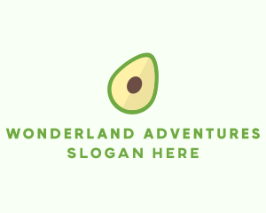 Vegetarian Avocado Fruit  logo design