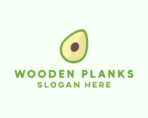 Vegetarian Avocado Fruit  logo design