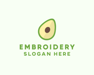 Vegetarian Avocado Fruit  logo design