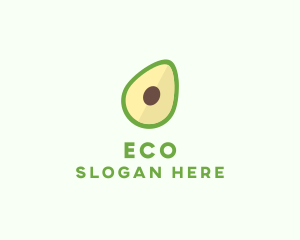 Vegetarian Avocado Fruit  logo design